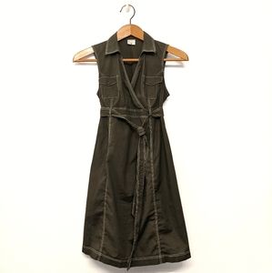 Motherhood Maternity Olive Green Dress (Medium)